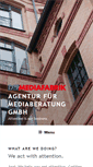 Mobile Screenshot of diemediafabrik.de